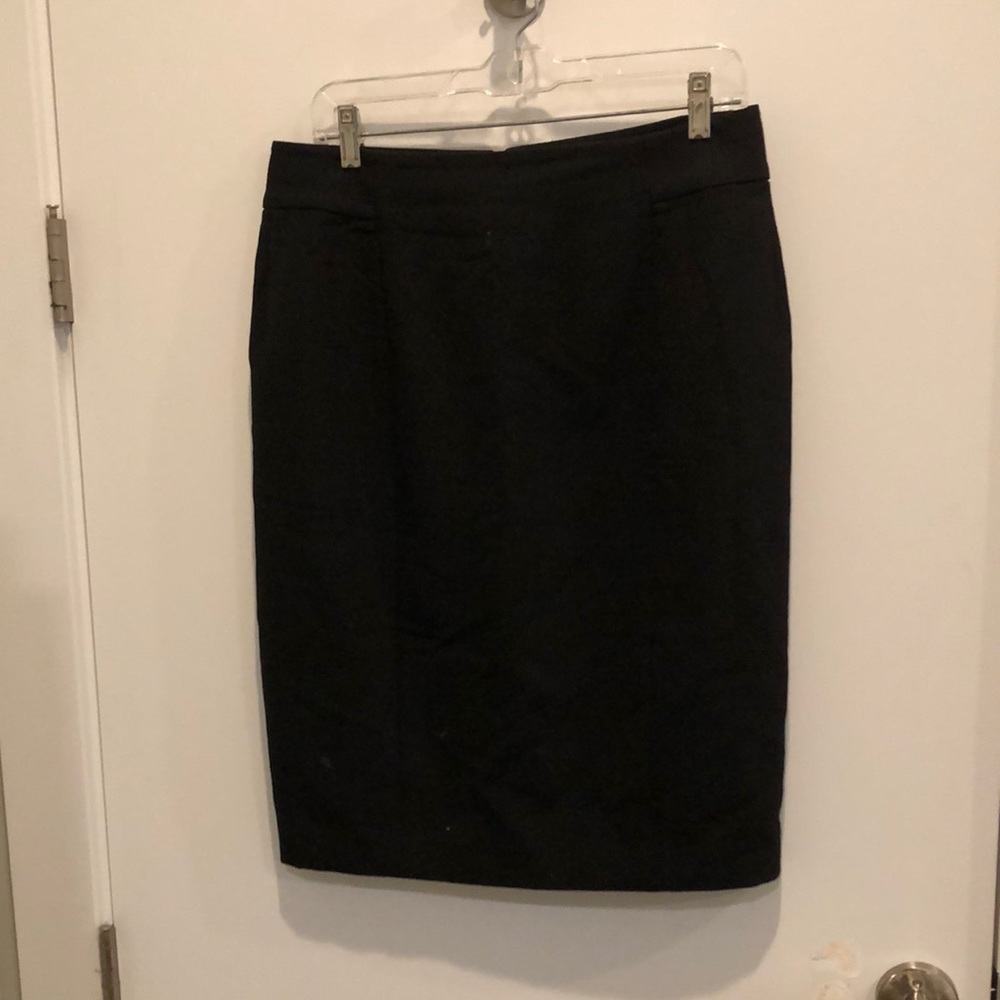 Black pencil skirt 10 tall